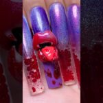 KISS OF DEATH 🩸💋🧛🏽‍♀️ #nails #nailart #nailgelart #nailartheaven #nailtech #nailgasm #nailfiles