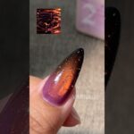 Part 2💜🧡 Dripping in Galaxy Glow 💧 #varnail #gelpolish