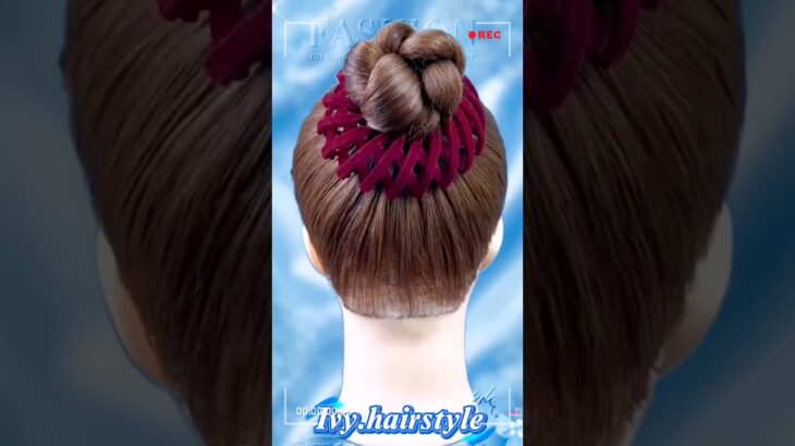 Super Easy Updo for Beginners! 🌿 Simple, pretty & stays secure all day long. #easyhairstyle #updo