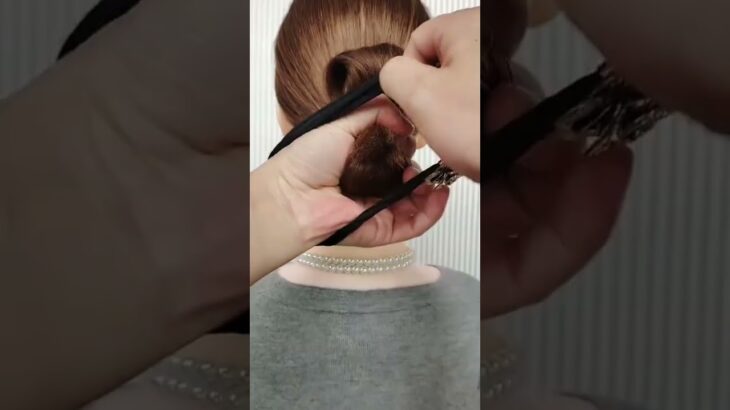 low bun hairstyle for women #hairstyle #hair #haircare #viralvideo #beauty #messyhair #sleekhair